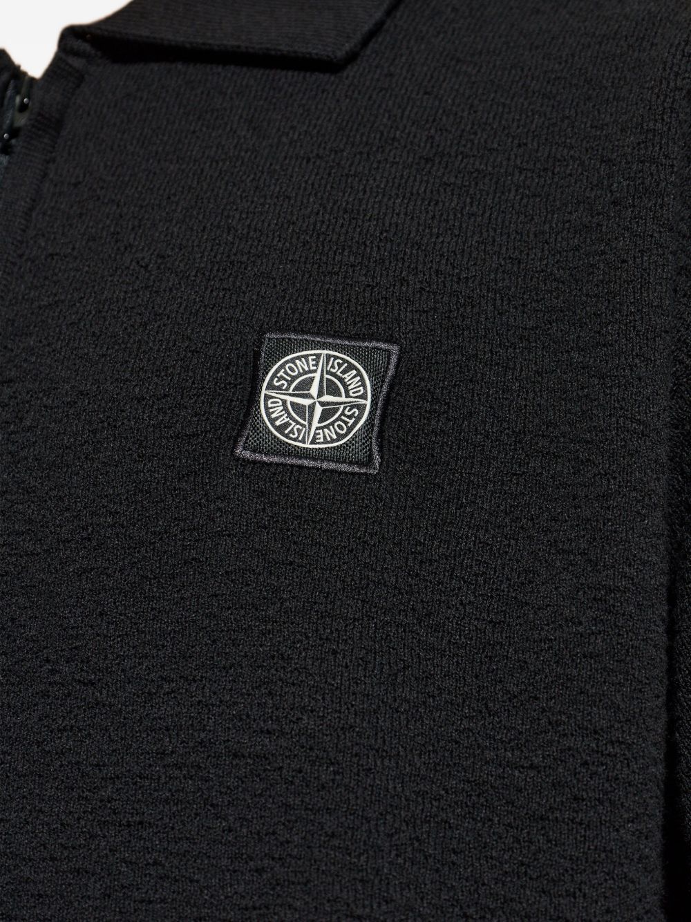 Оригінальна Zip-Up Polo Shirt Stone island – вид ззаду