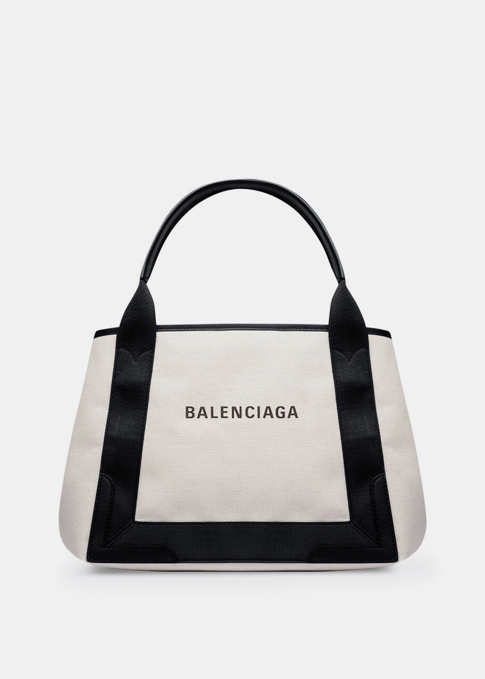 Off-White Navy Small Cabas Bag Balenciaga оригінал – Купити в Україні – боковий вид