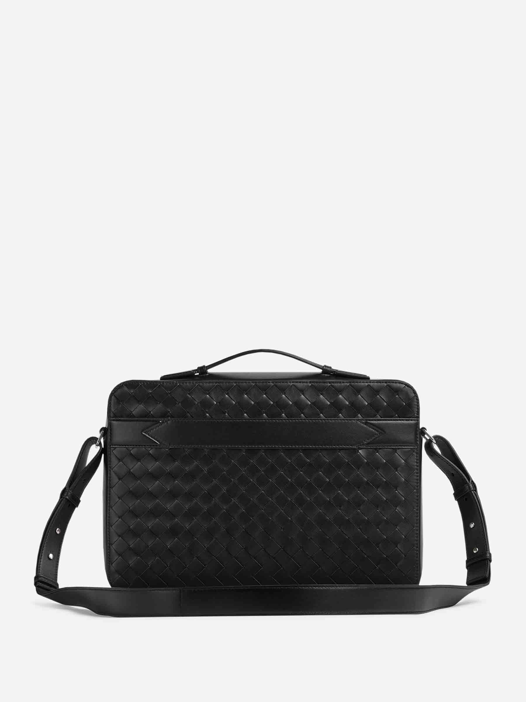 Intrecciato Leather Briefcase Bottega veneta оригінал – Купити в Україні – збільшений вид