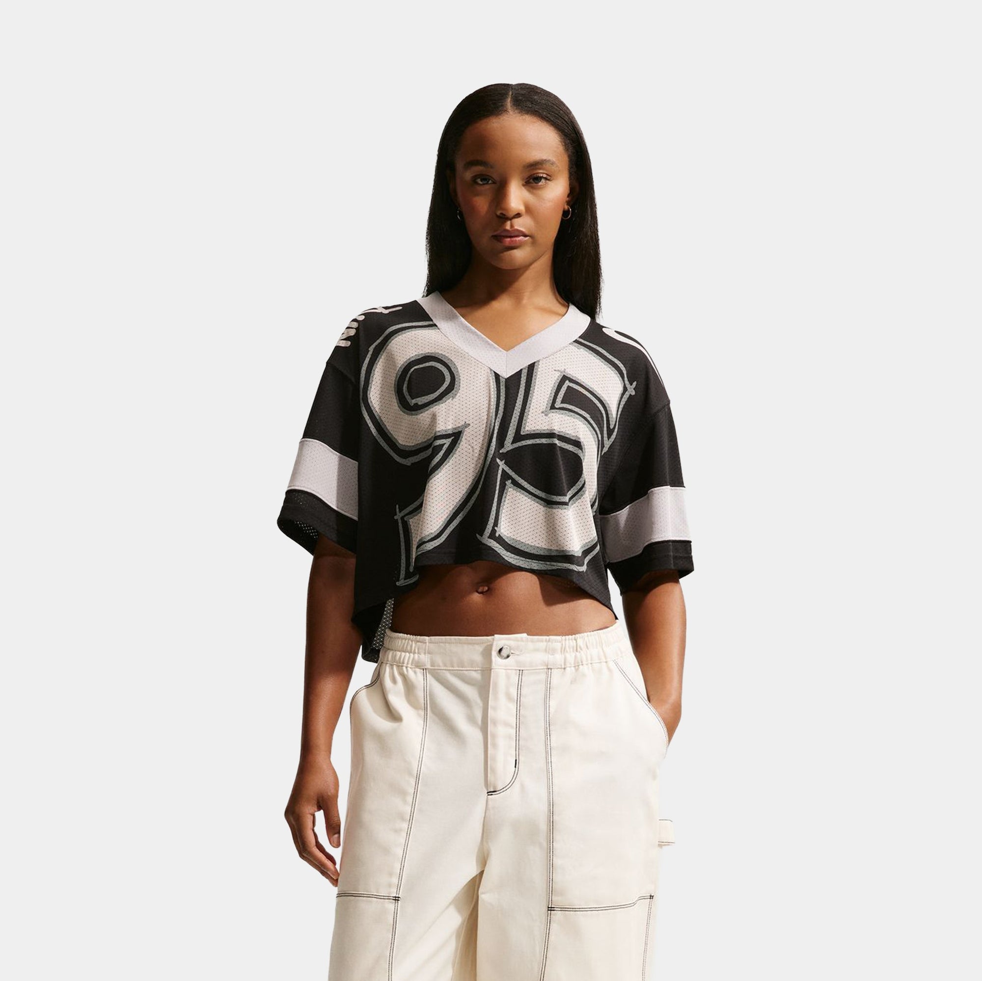 Оригінальна Oversized Cropped Womens Jersey Nike – боковий вид