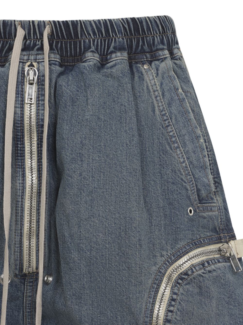 Zip-Fastening Pocket Shorts Rick owens оригінал – Купити в Україні – вид ззаду