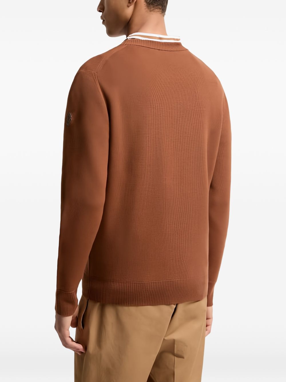 Logo-Patch Sweater Moncler – Гарантія оригінальності – детальний вид