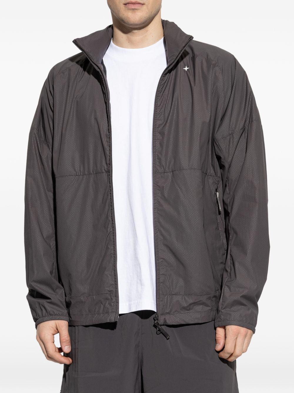 Оригінальна Textured Zip Jacket Stone island – детальний вид