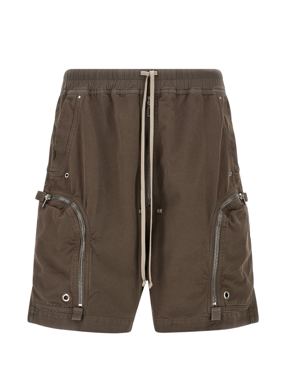 Bauhaus Pod Cotton Bermuda Shorts Rick owens – Гарантія оригінальності – боковий вид
