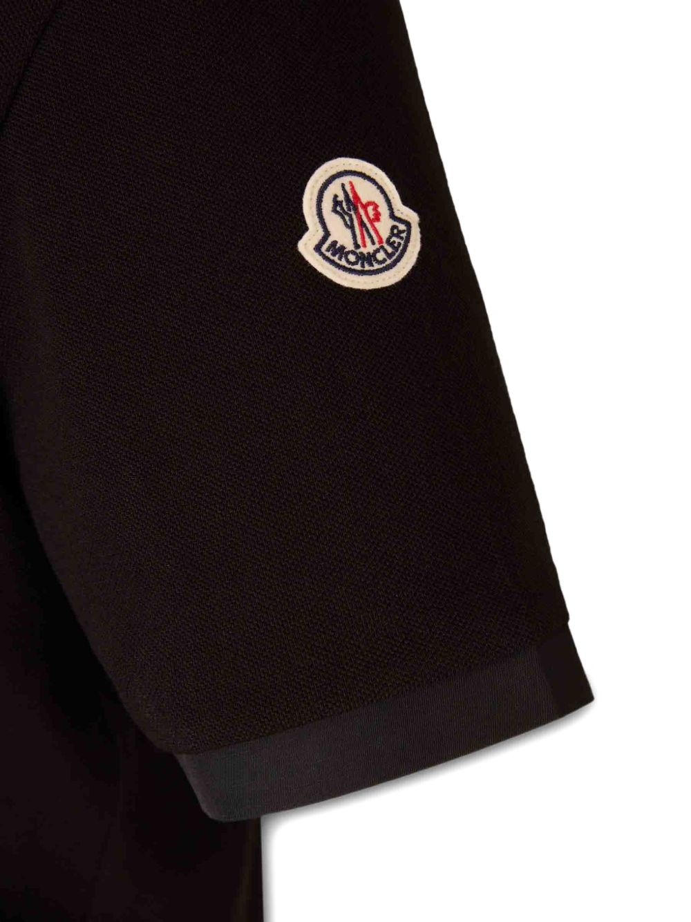 Оригінальна Logo-Stitched Short-Sleeve Polo Shirt Moncler – детальний вид