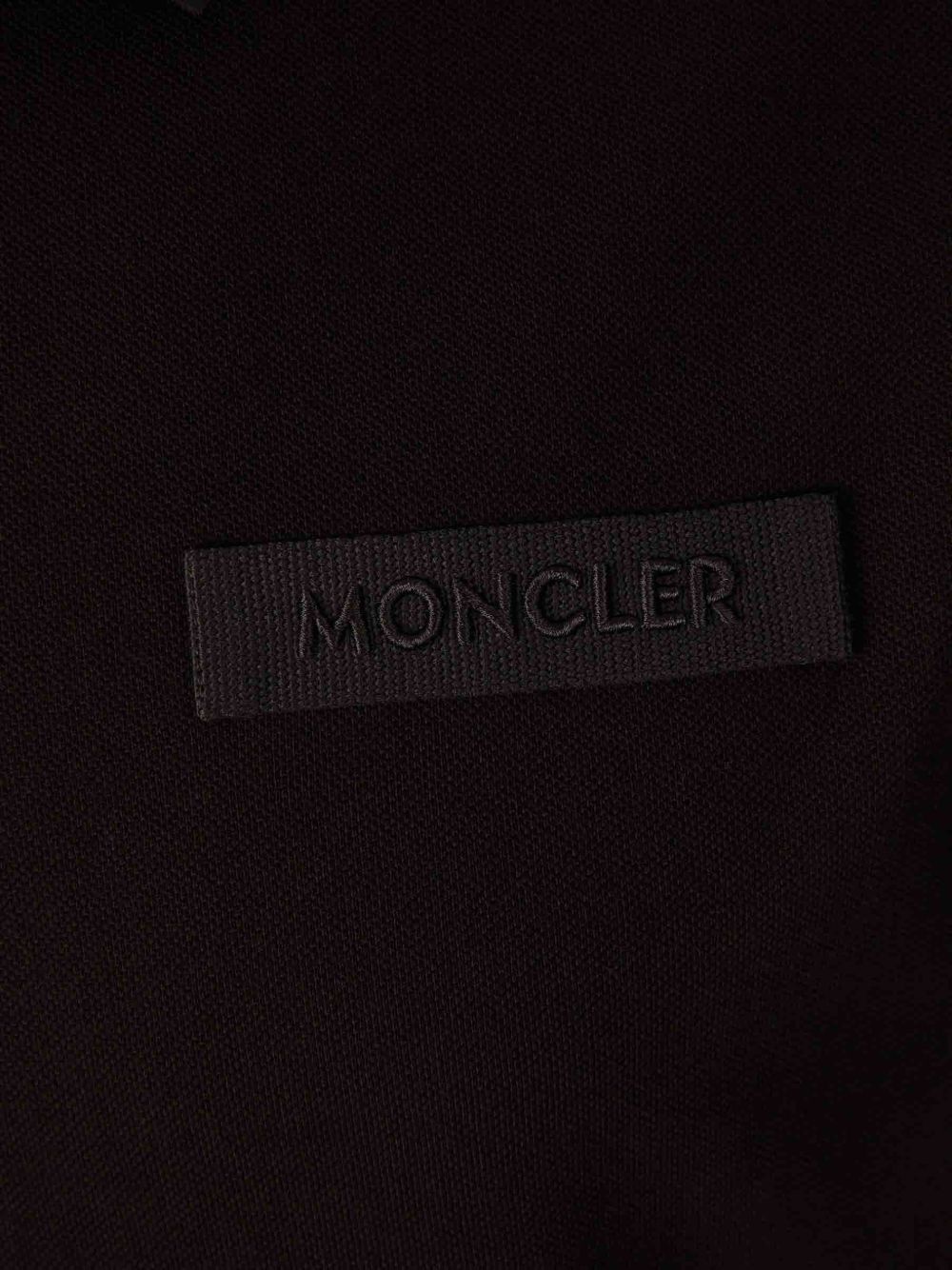 Оригінальна Logo-Stitched Short-Sleeve Polo Shirt Moncler – збільшений вид