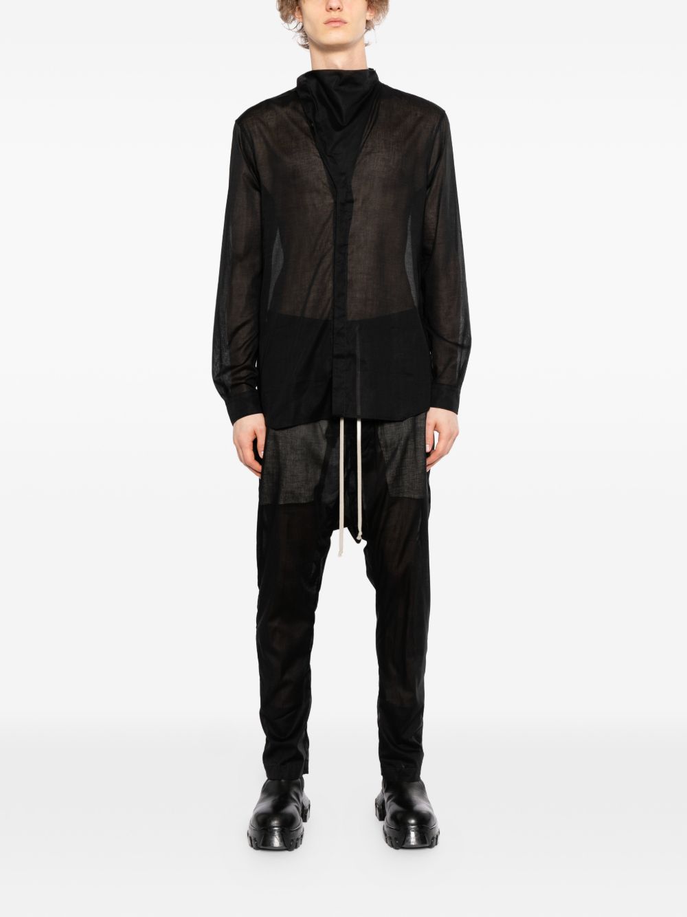 Drawstring Silm Trousers Rick owens – Гарантія оригінальності – детальний вид