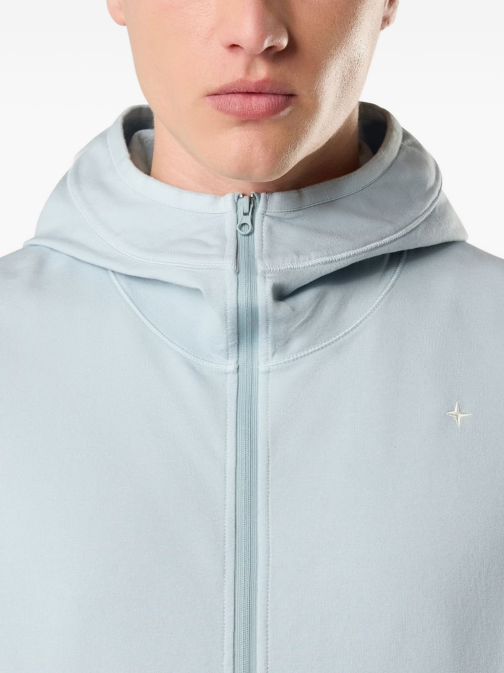 Stellina Zip-Fastening Hoodie Stone island – Гарантія оригінальності – вид ззаду
