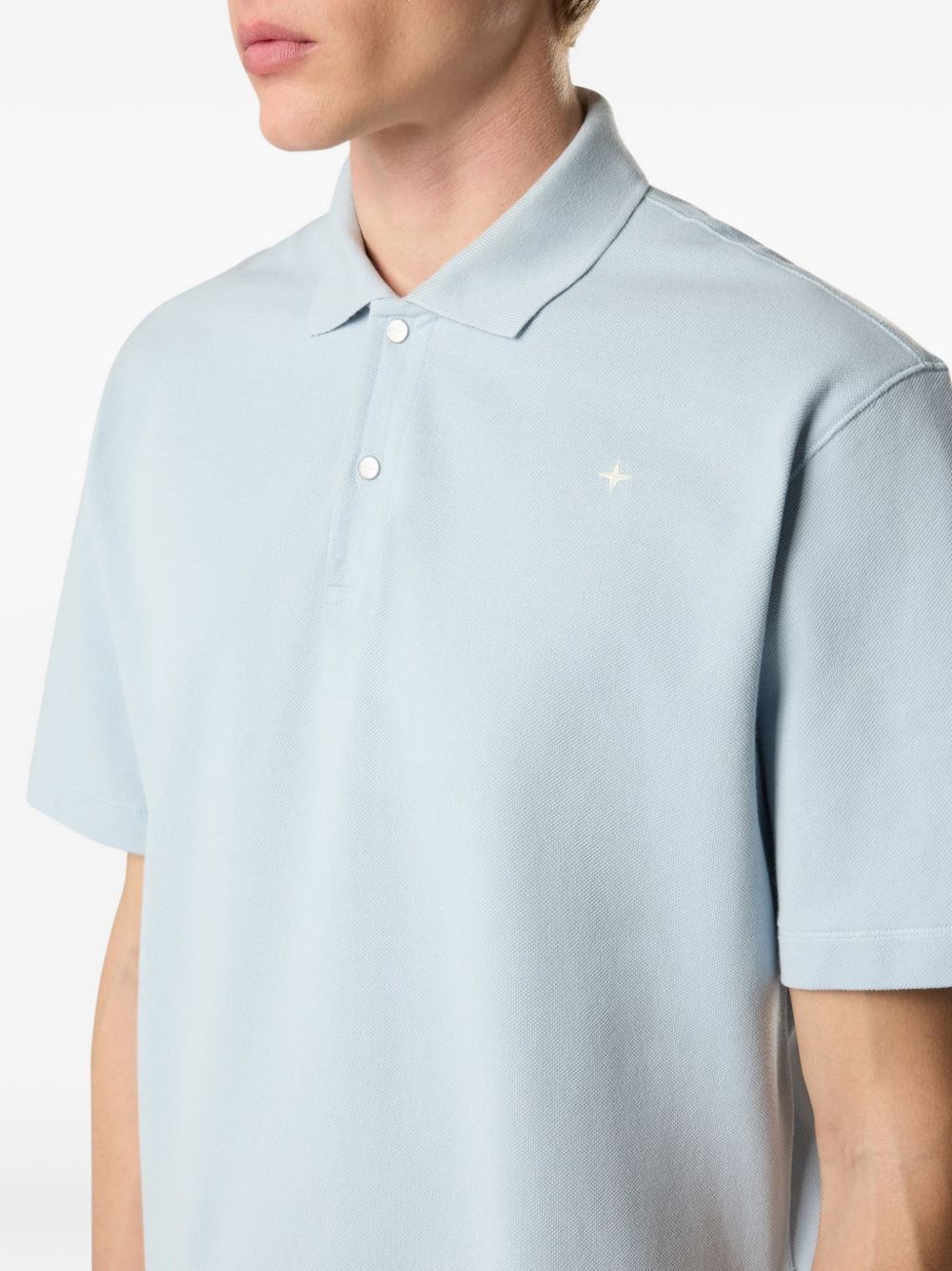 S.i. Stellina Piqué Polo Shirt Stone island оригінал – Купити в Україні – вид ззаду