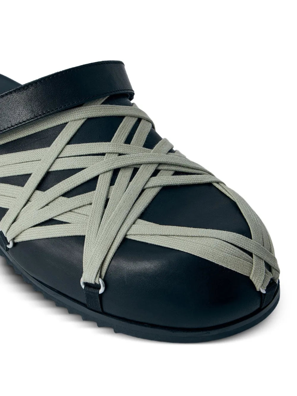 Оригінальна Cross-Strap Slippers Rick owens – детальний вид