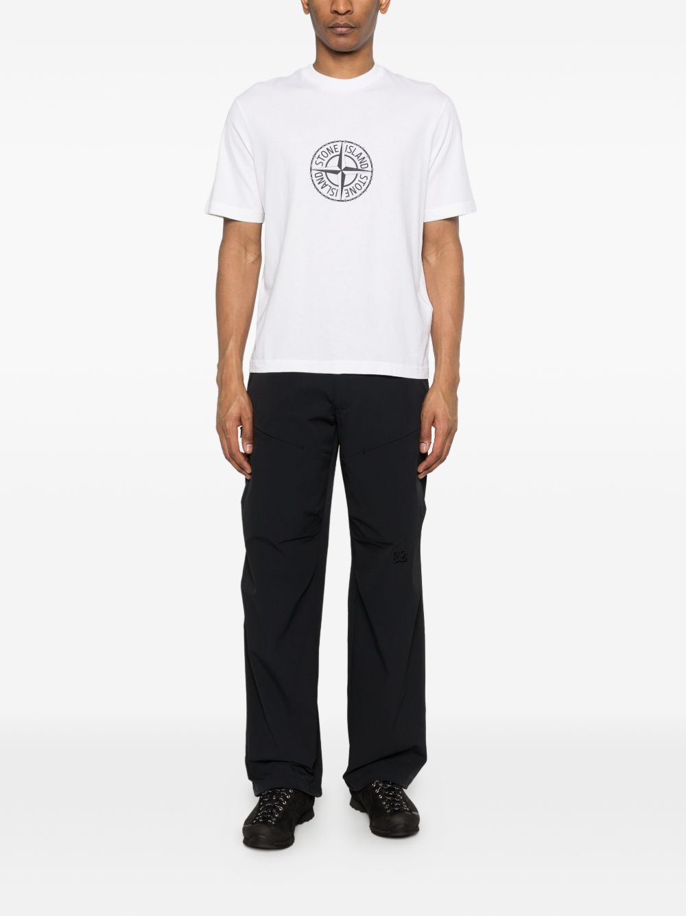 Organic Cotton T-Shirt Stone island оригінал – Купити в Україні – вид ззаду