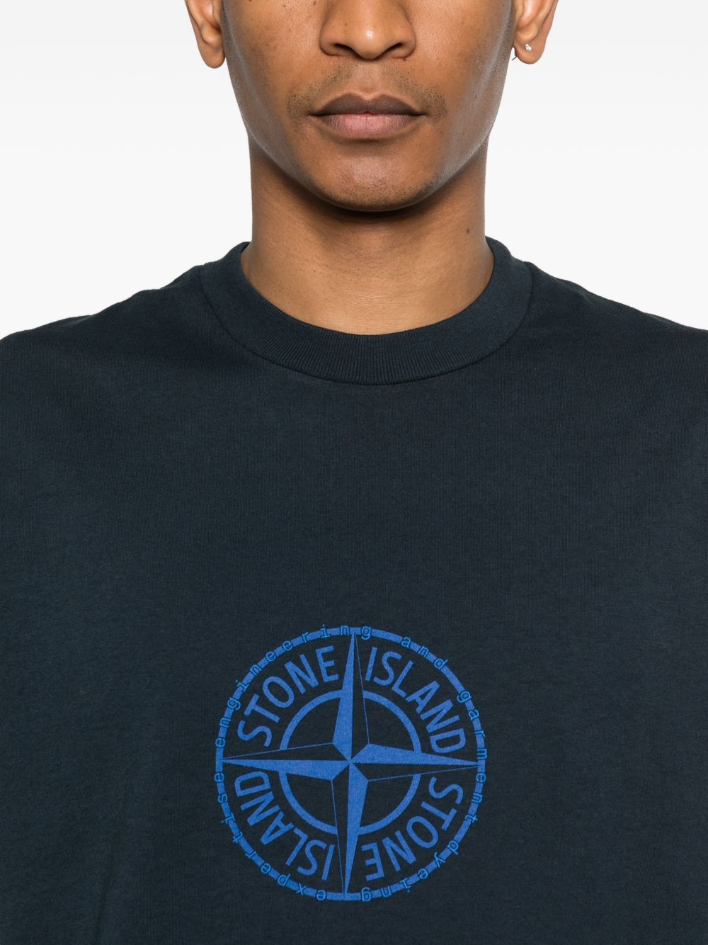 Оригінальна Logo Print T-Shirt Stone island – збільшений вид