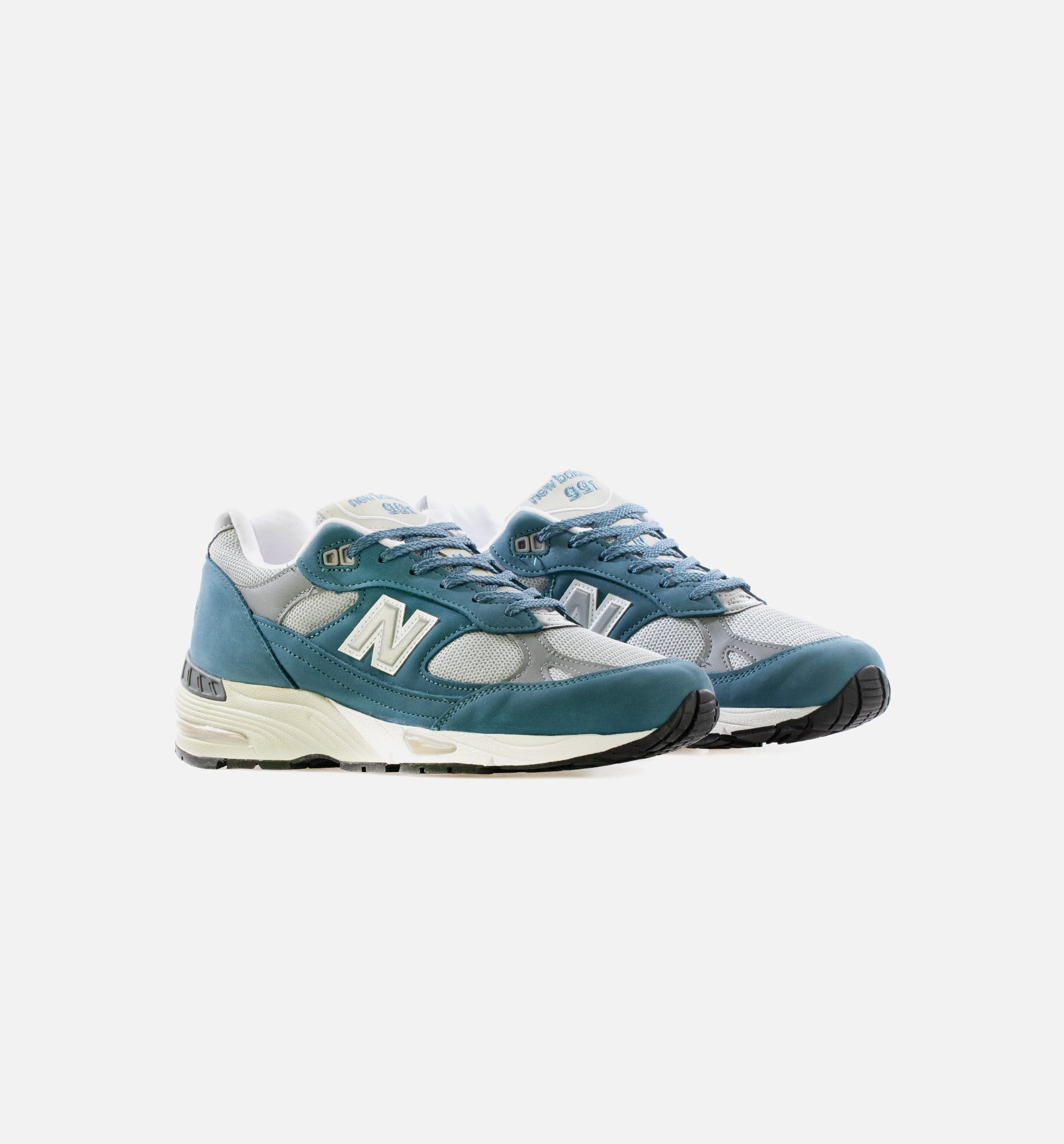Оригінальна 991 Ocean Blue Mens Running Shoe New balance – вид ззаду