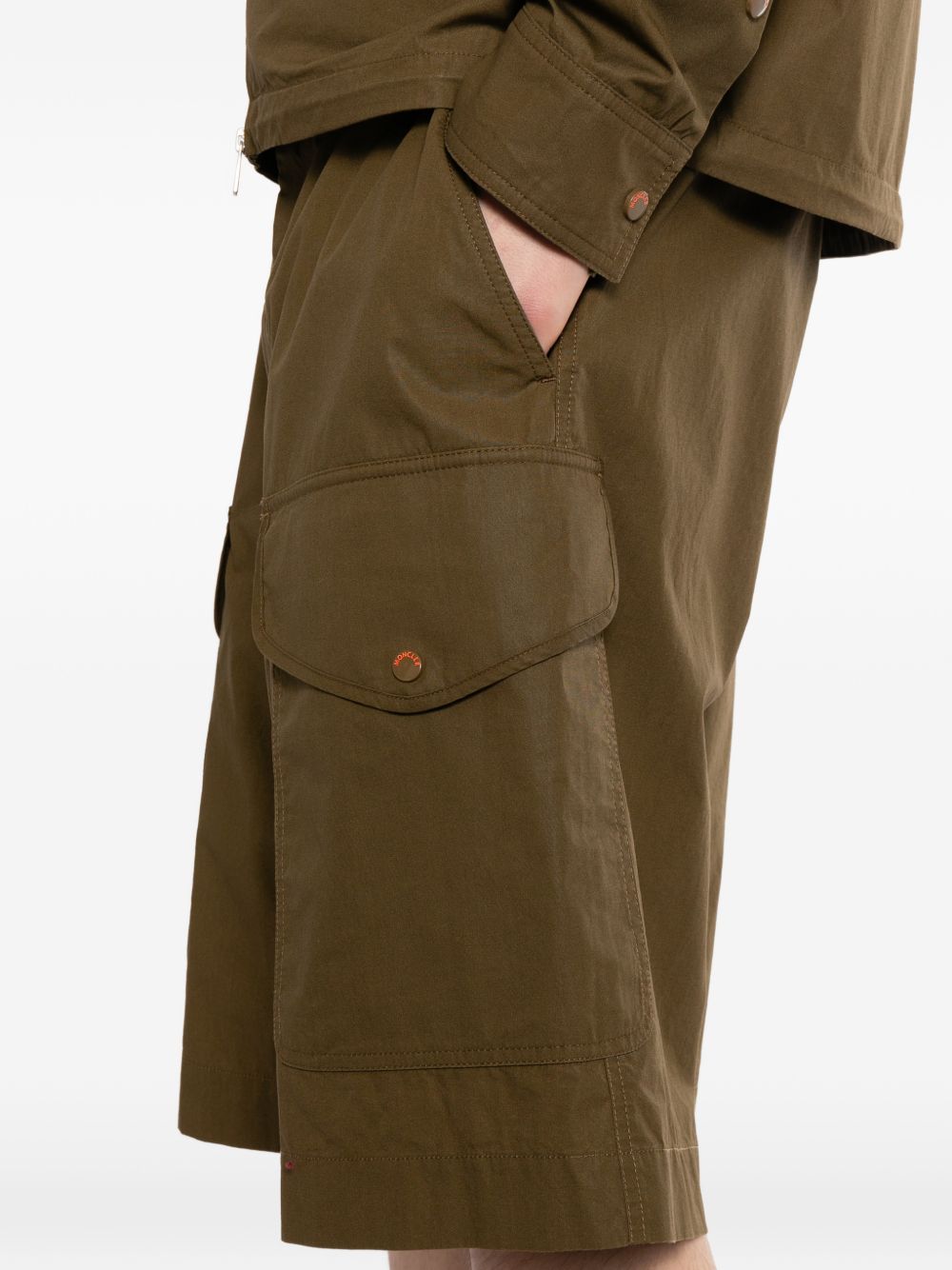 Drawstring Cargo Shorts Moncler оригінал – Купити в Україні – вид ззаду