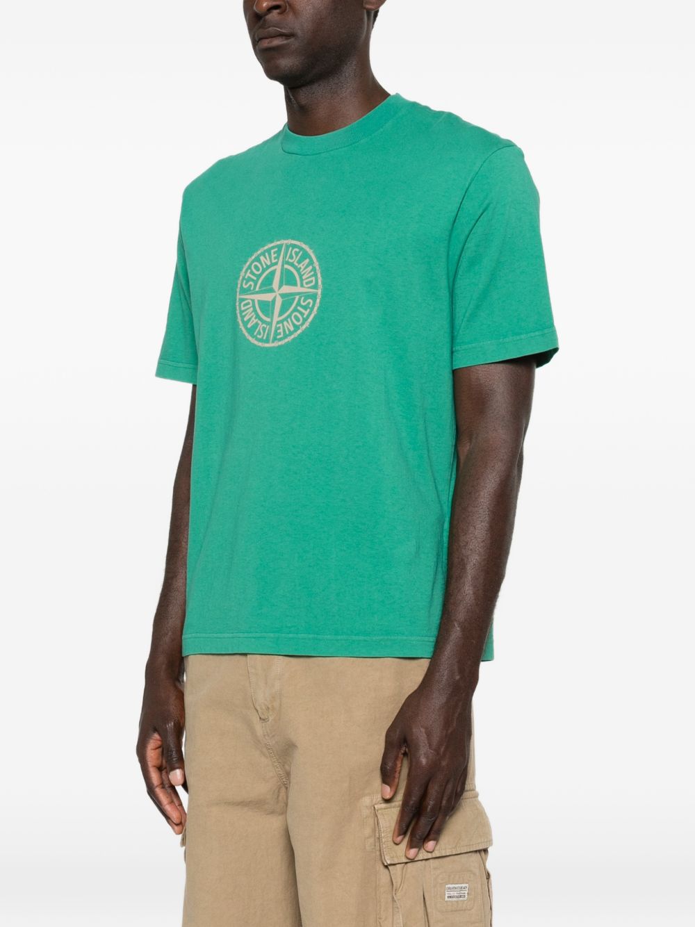 Оригінальна Logo T-Shirt Stone island – вид ззаду