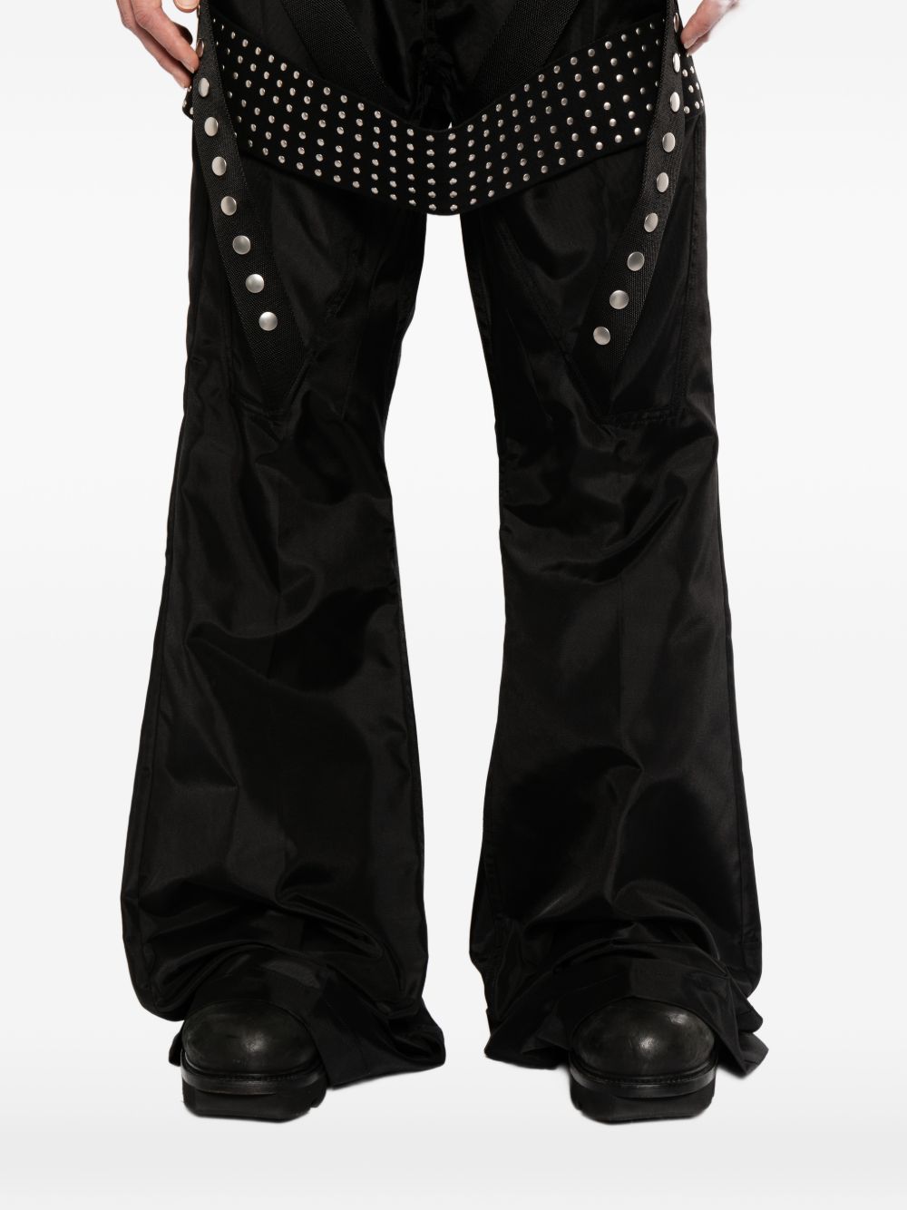 Оригінальна Megastapped Bolans Trousers Rick owens – вид ззаду