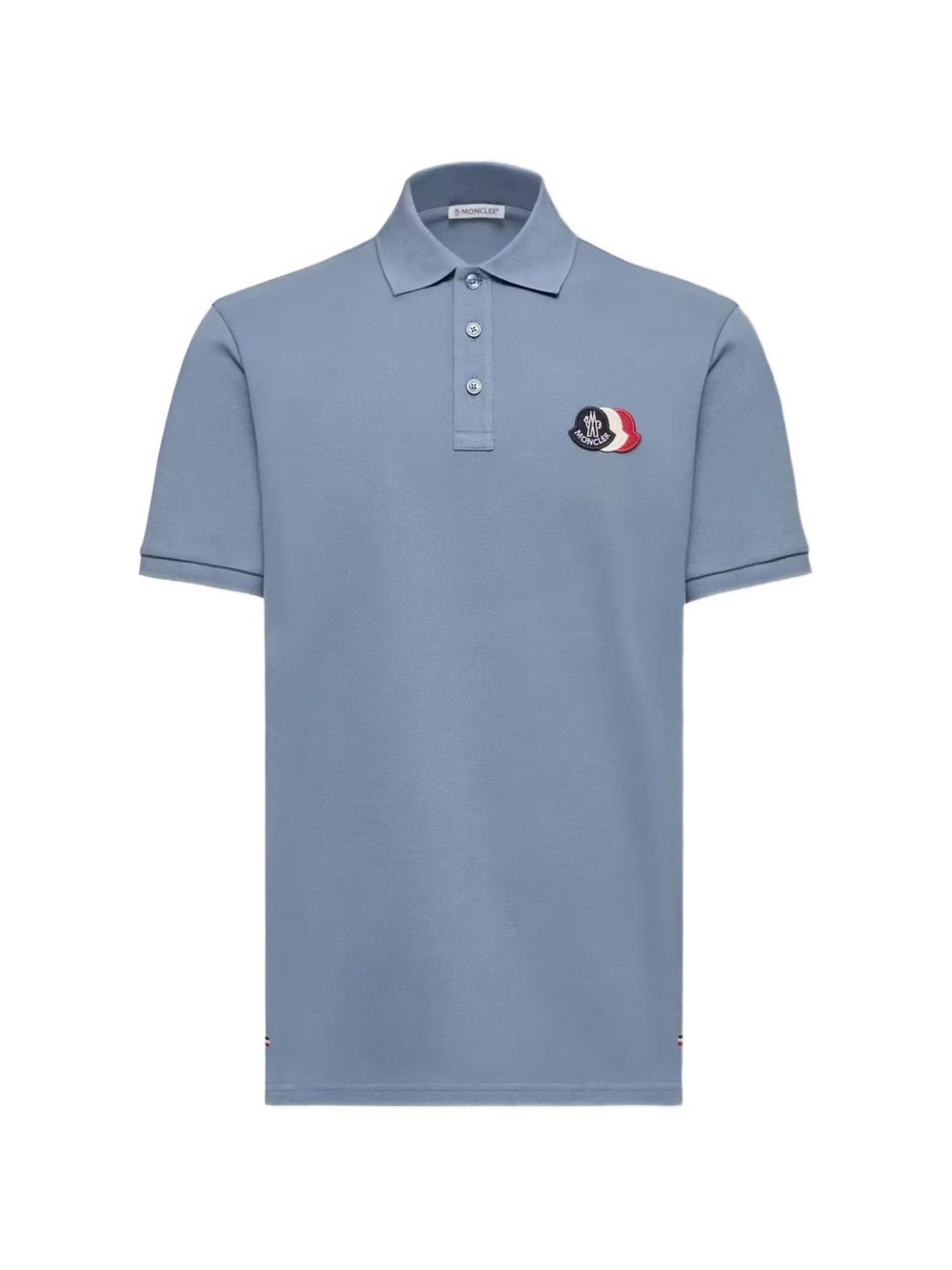 Оригінальна Logo-Patch Polo Shirt Moncler – боковий вид