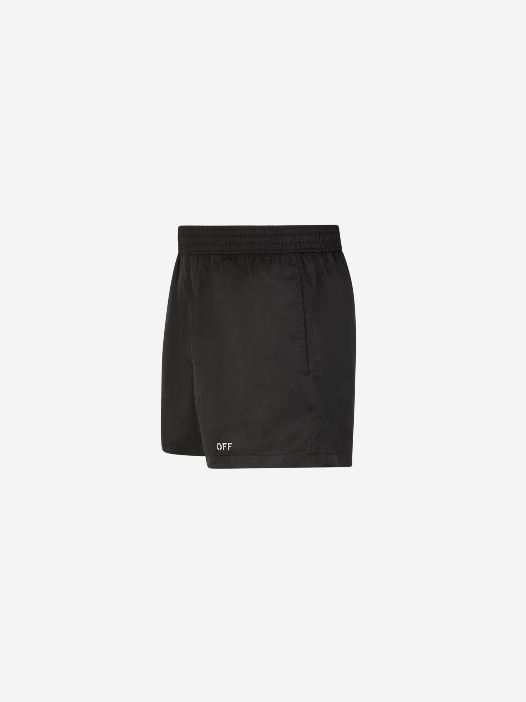 Plain Logo Swimsuit Off-white оригінал – Купити в Україні – вид ззаду