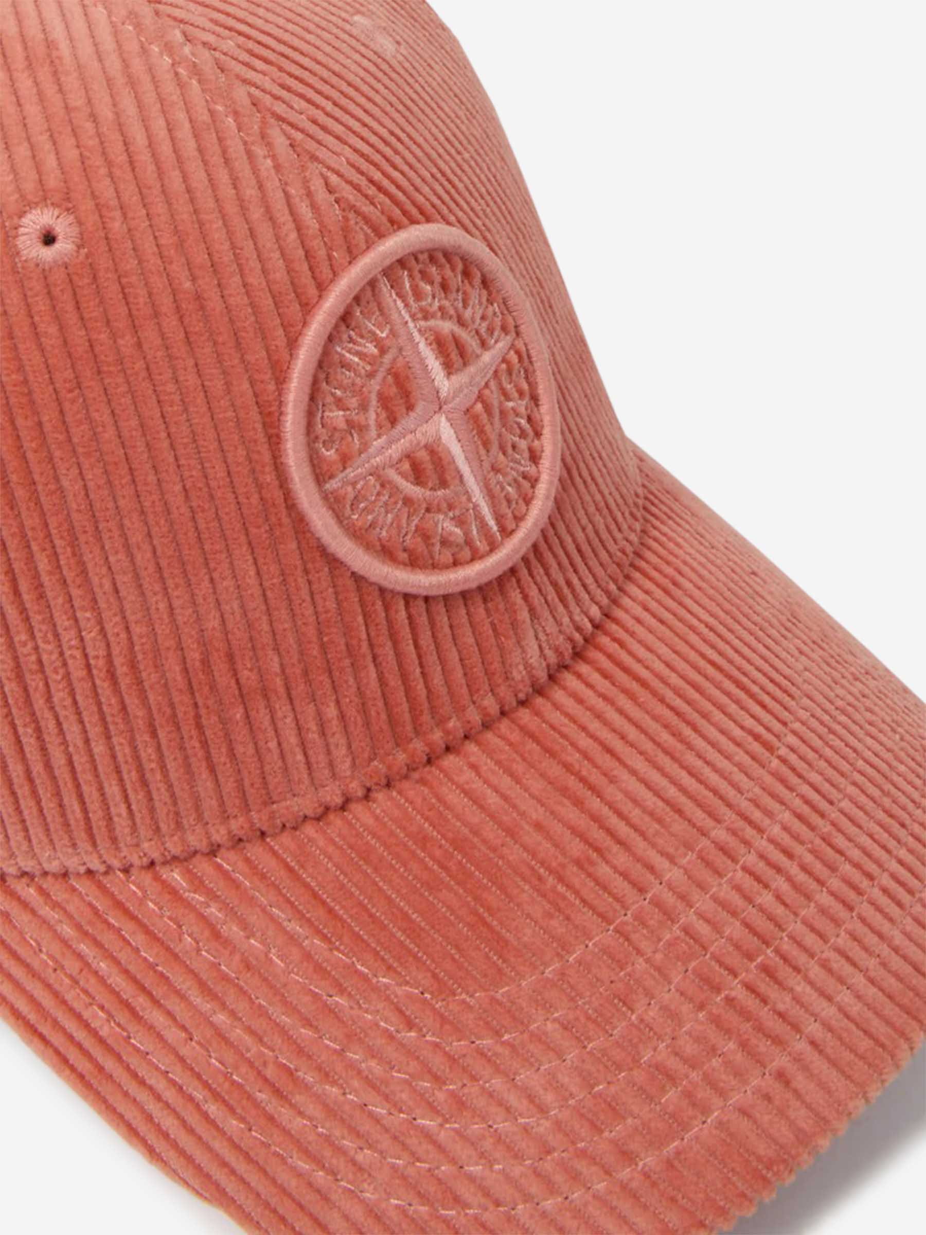 Corduroy Baseball Cap Stone island – Гарантія оригінальності – детальний вид - STONE ISLAND