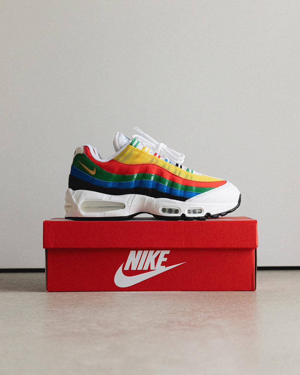 Air Max 95 *big Bubble* *premium* *olympic* Nike – Гарантія оригінальності – вид ззаду