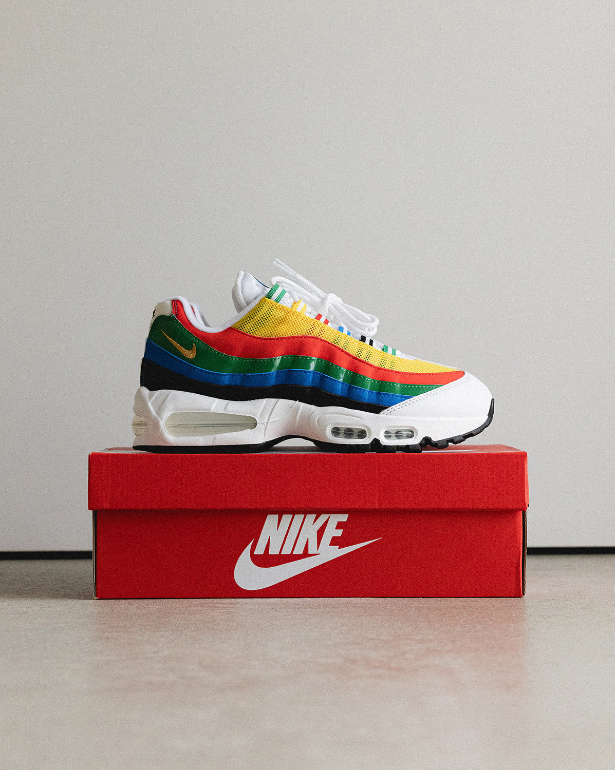 Air Max 95 *big Bubble* *premium* *olympic* Nike – Гарантія оригінальності – вид ззаду