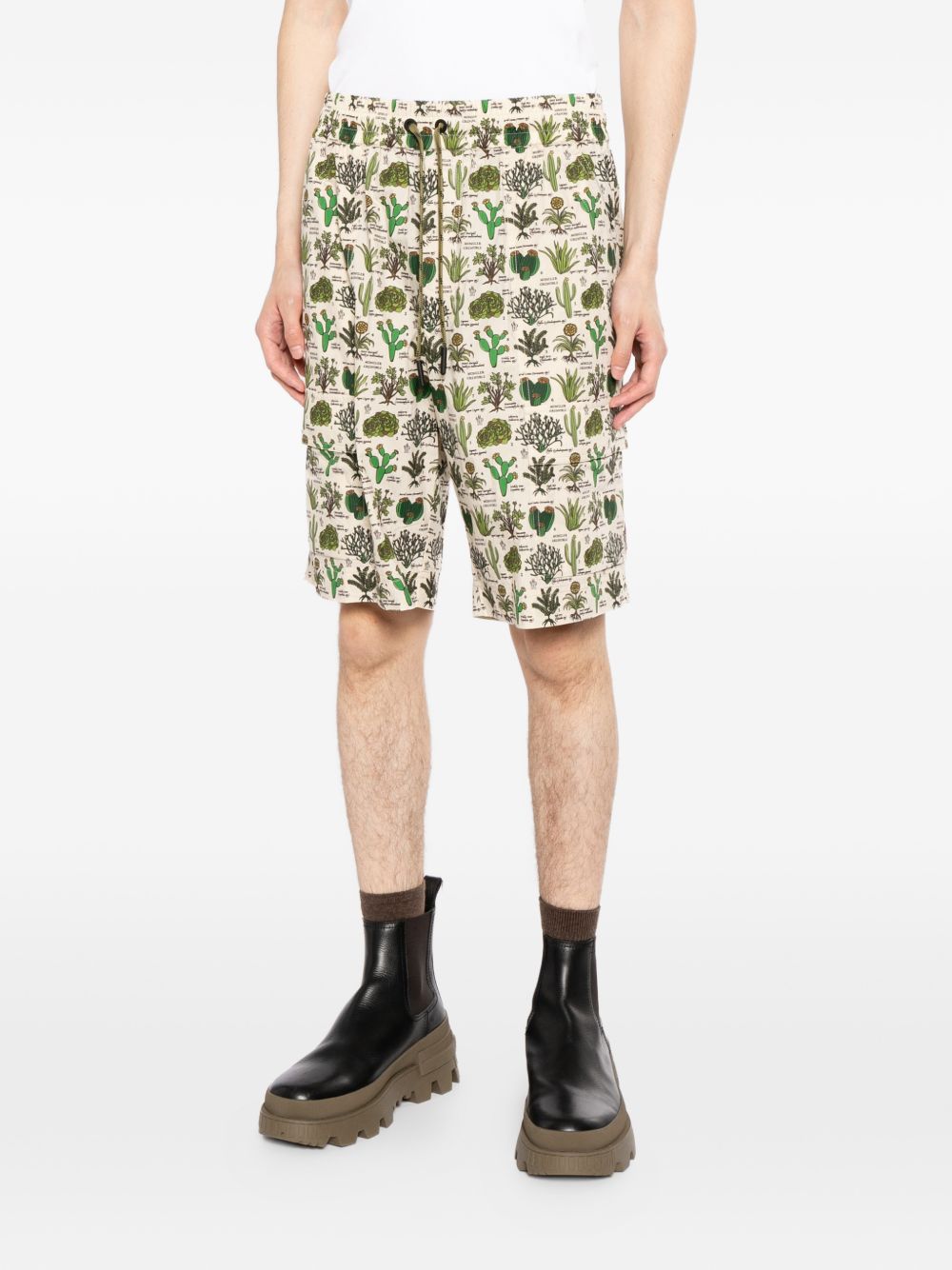 Print Drawstring Shorts Moncler оригінал – Купити в Україні – вид ззаду