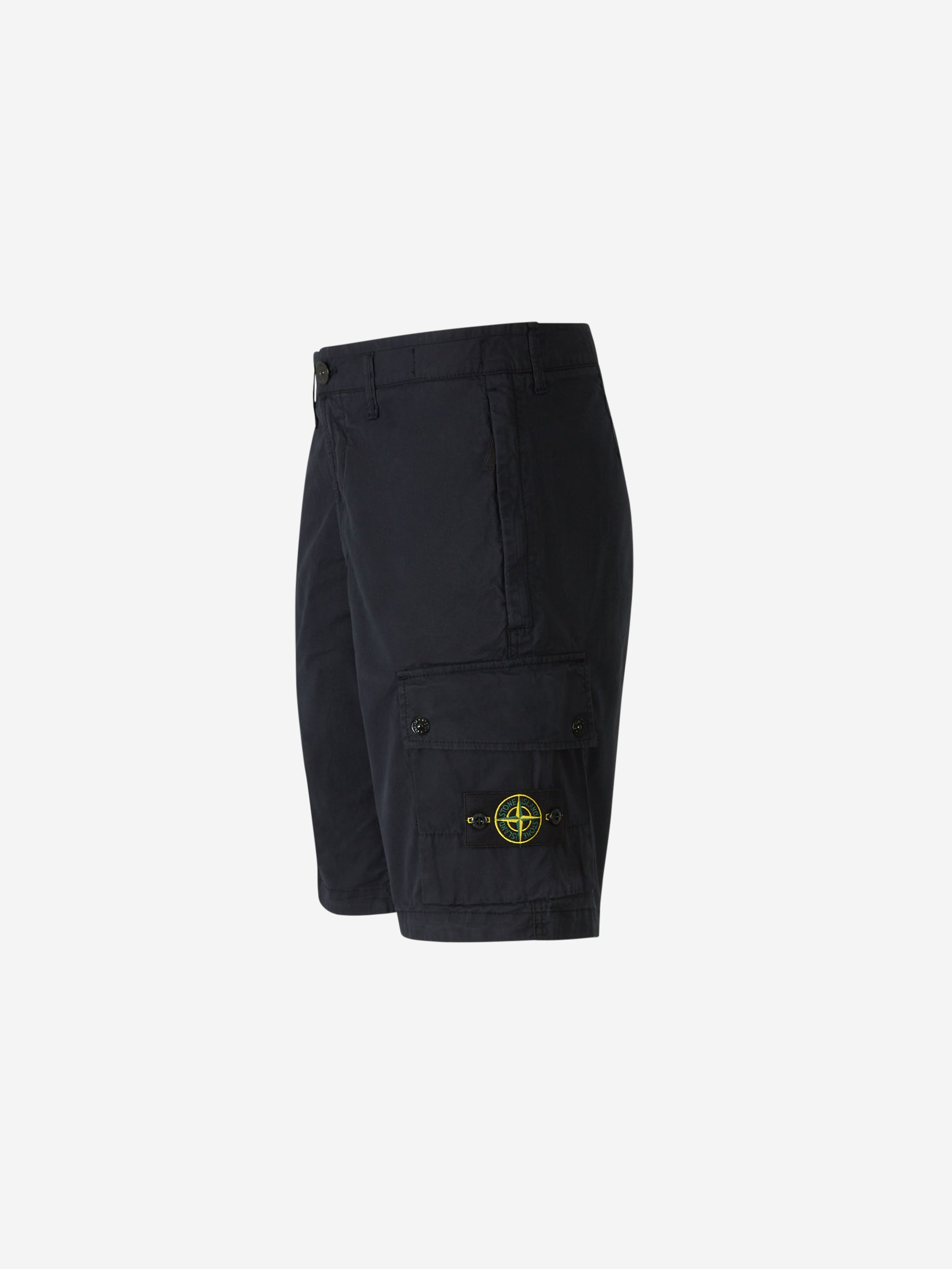 Оригінальна Logo Cargo Bermuda Shorts Stone island – вид ззаду