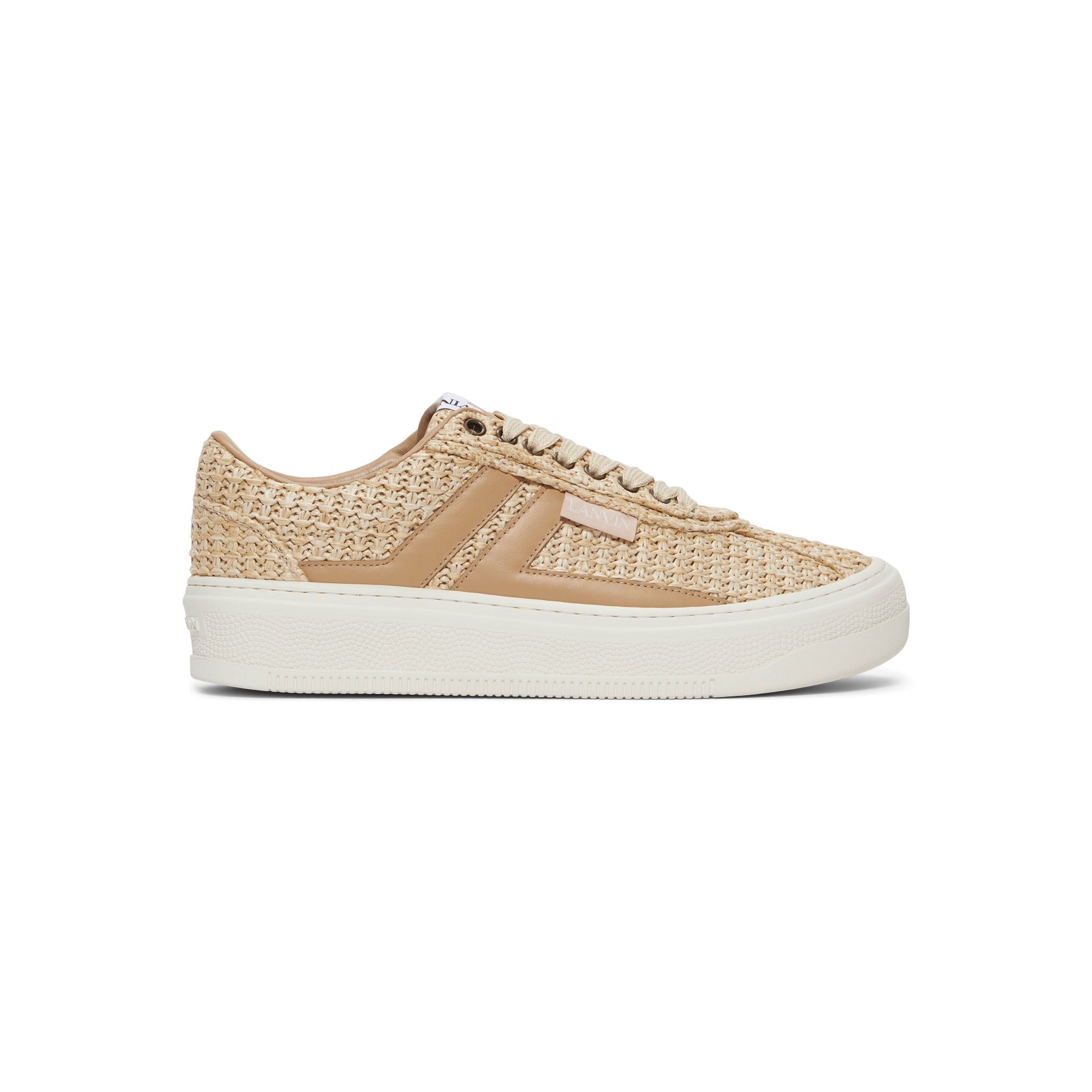 Оригінальна Cash Raffia Sneakers Lanvin – боковий вид