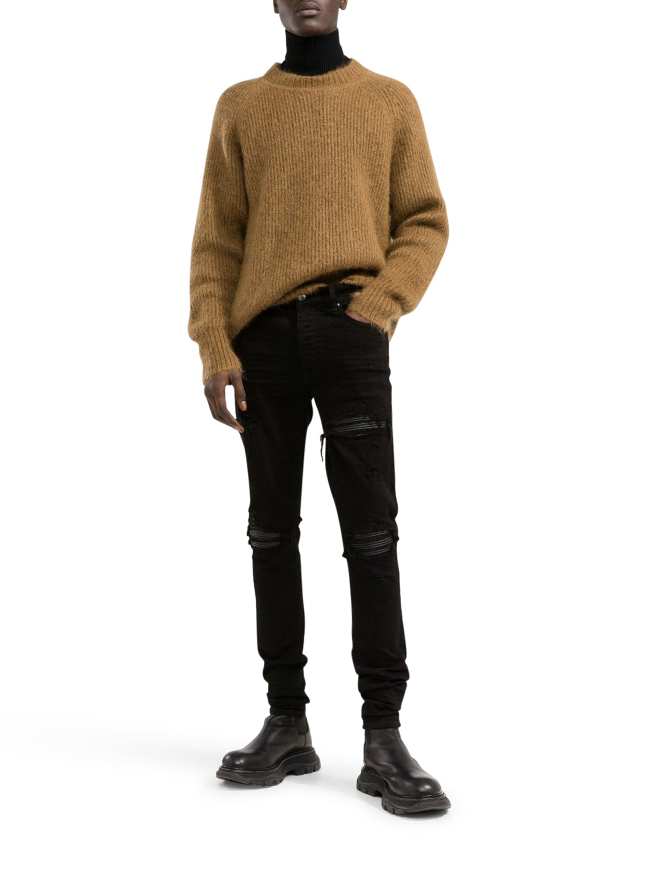 Оригінальна Mx1 Stretch Denim Jeans Amiri – вид ззаду