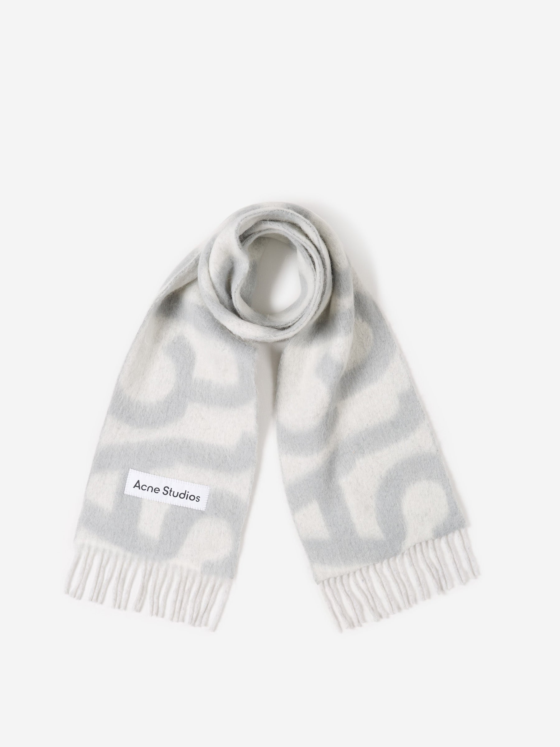 Logo Motif Scarf Acne studios – Гарантія оригінальності – боковий вид