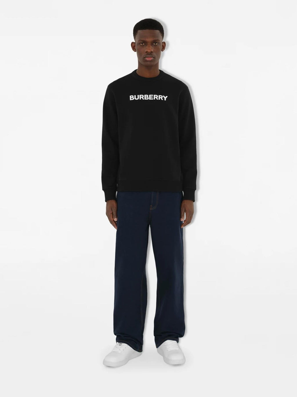 Cotton Logo Sweatshirt Burberry – Гарантія оригінальності – вид ззаду