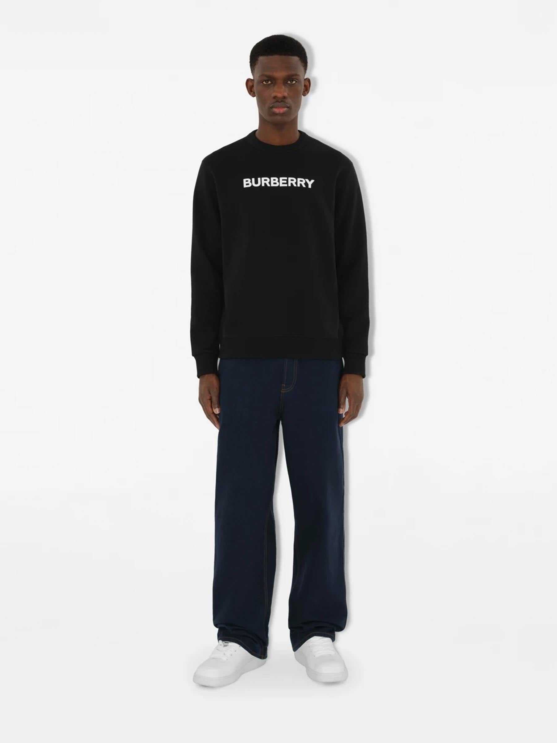 Cotton Logo Sweatshirt Burberry – Гарантія оригінальності – вид ззаду