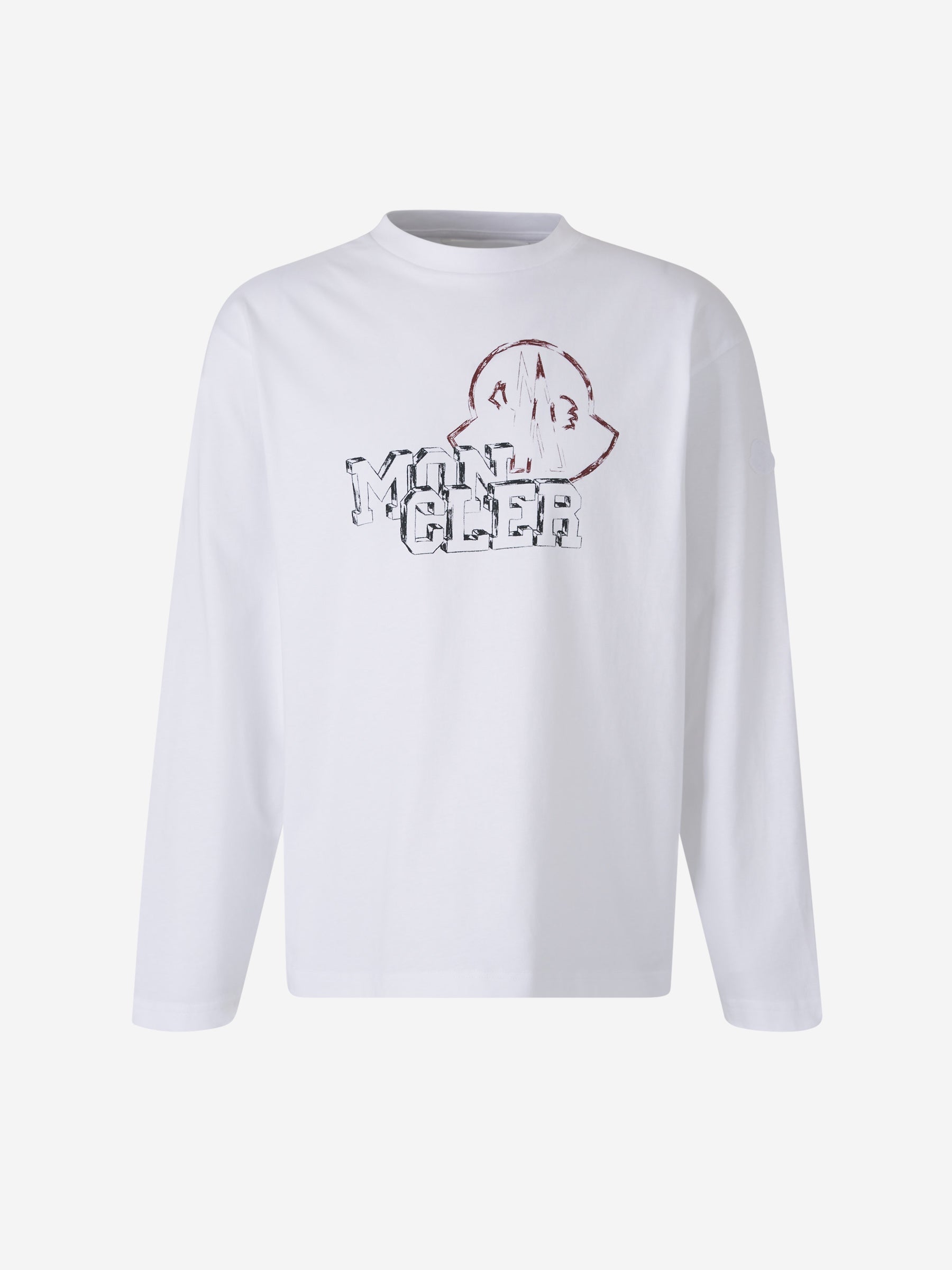 Оригінальна Long Sleeve T-Shirt Moncler – боковий вид