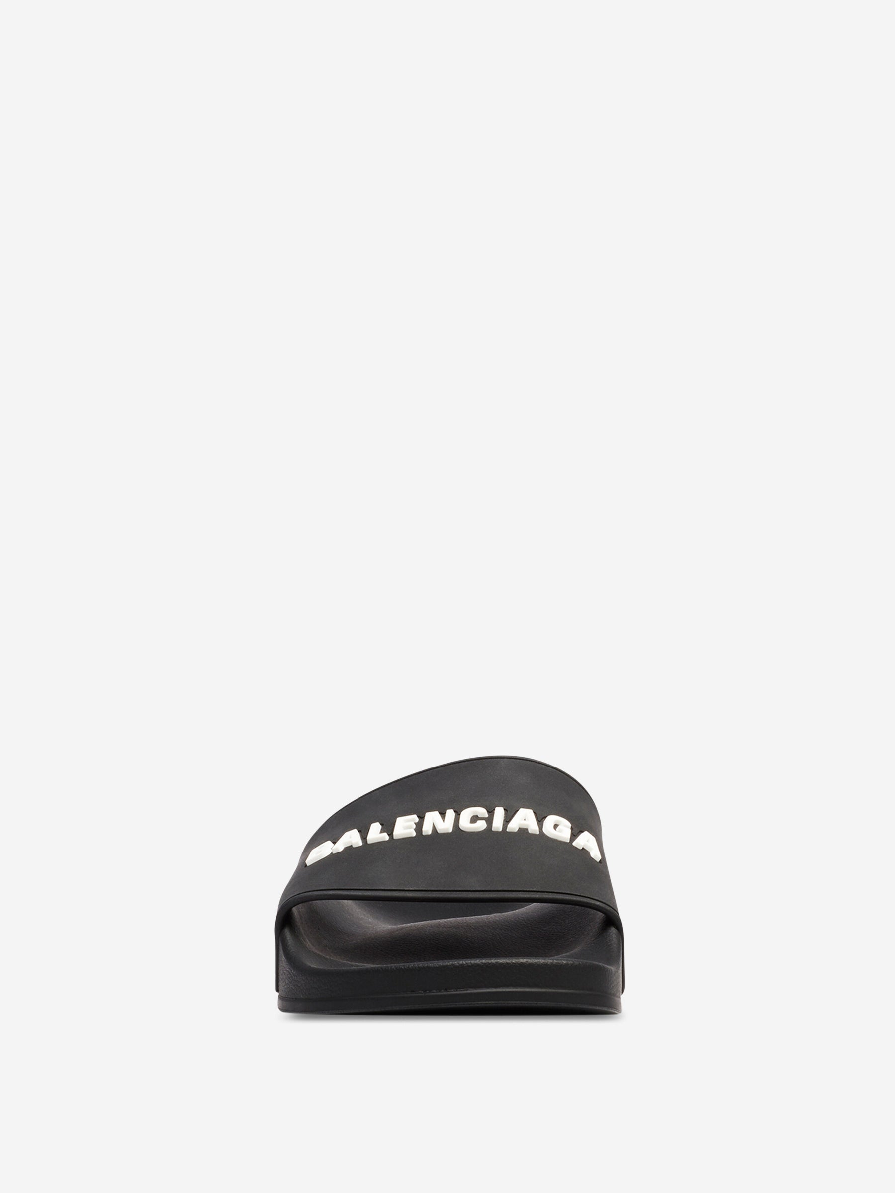 Оригінальна Pool Logo Sandals Balenciaga – вид ззаду