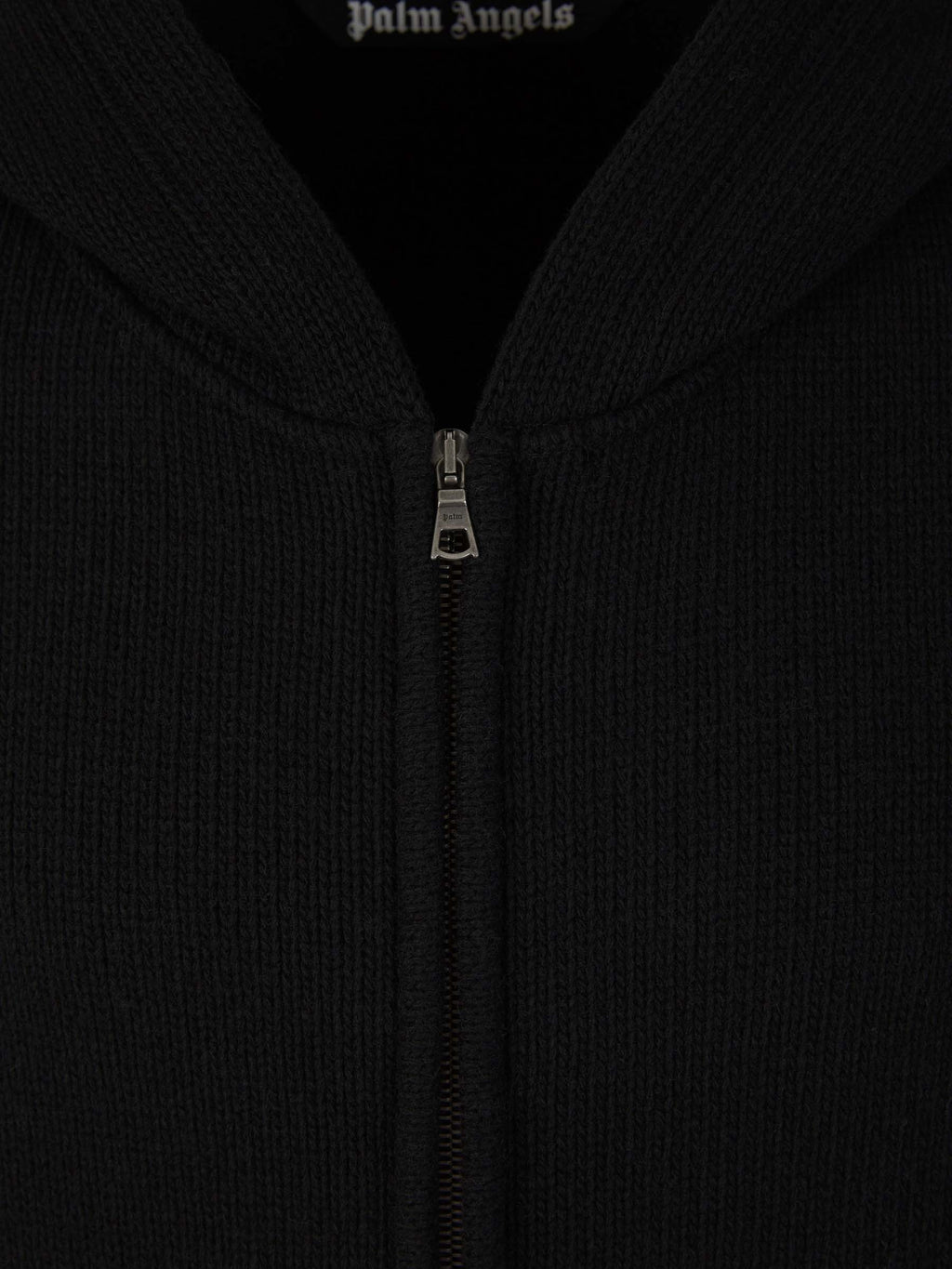 Оригінальна Knit Zipper Hood Sweatshirt Palm angels – детальний вид