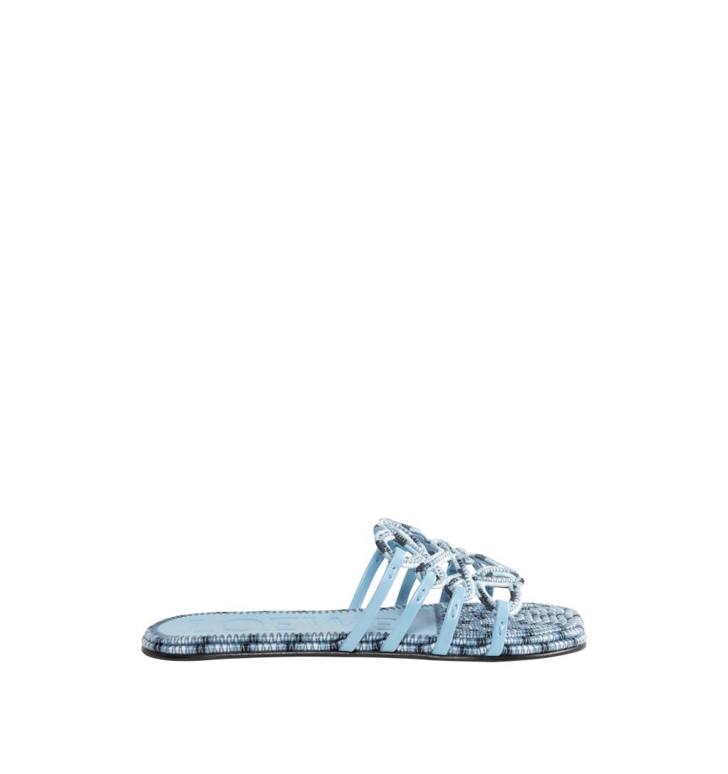 Embroidered Petal Anagram Slide Loewe – Гарантія оригінальності – боковий вид