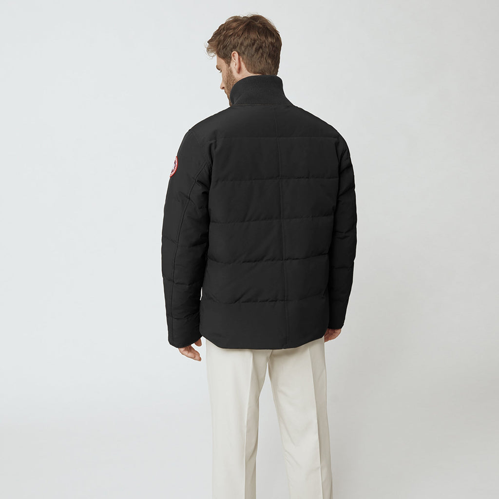 Оригінальна Mens Woolford Jacket Black Noir Canada goose – детальний вид