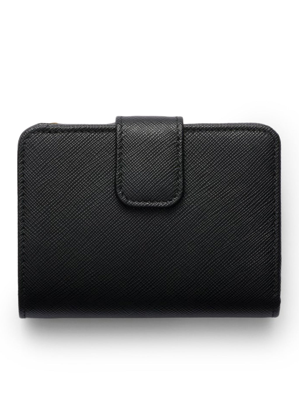 Small Saffiano Wallet Prada – Гарантія оригінальності – боковий вид