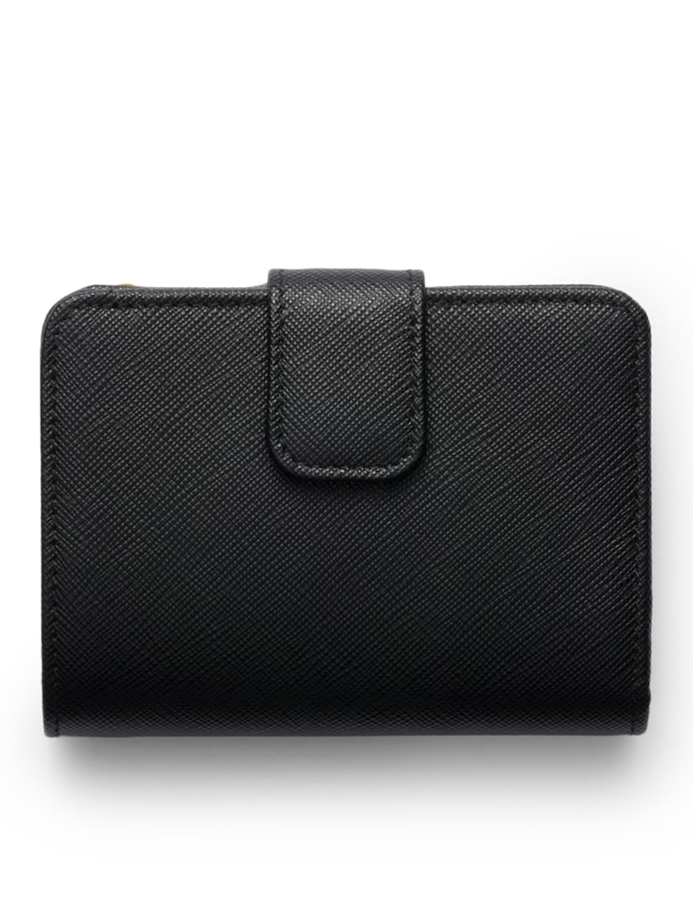 Small Saffiano Wallet Prada – Гарантія оригінальності – боковий вид