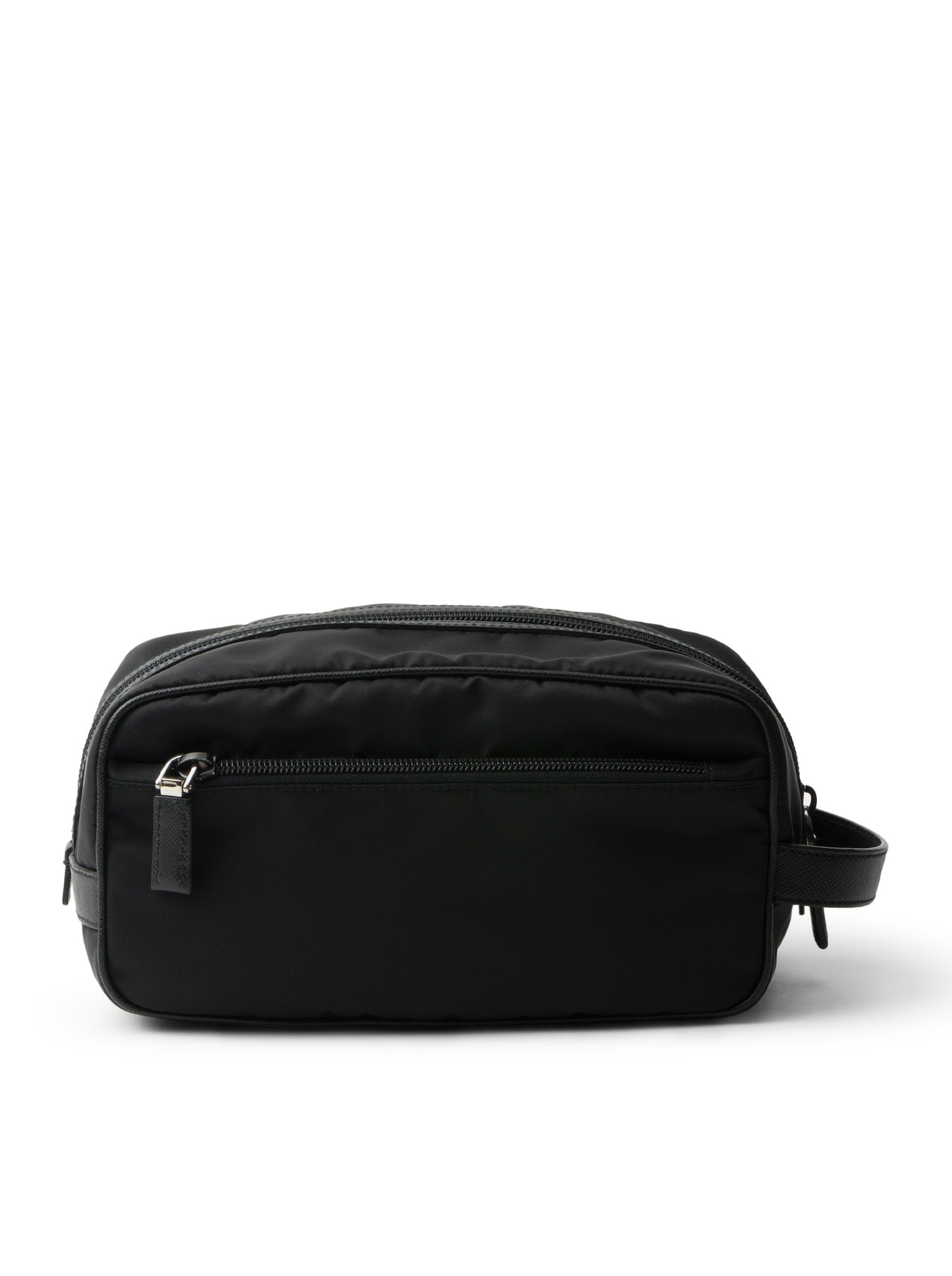 Travel Pouch In Re-Nylon And Saffiano Prada – Гарантія оригінальності – вид ззаду