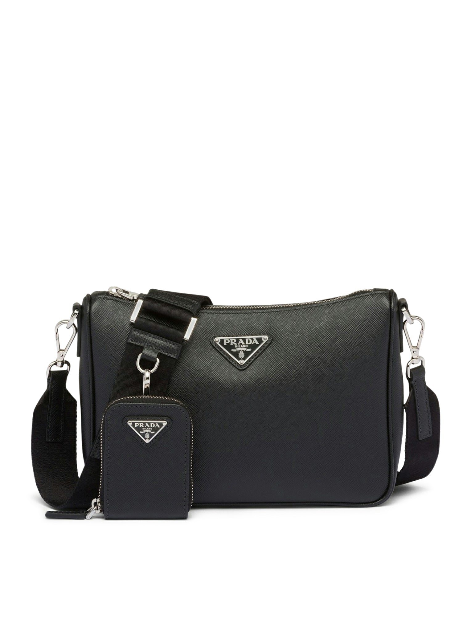 Saffiano Shoulder Bag Prada оригінал – Купити в Україні – боковий вид