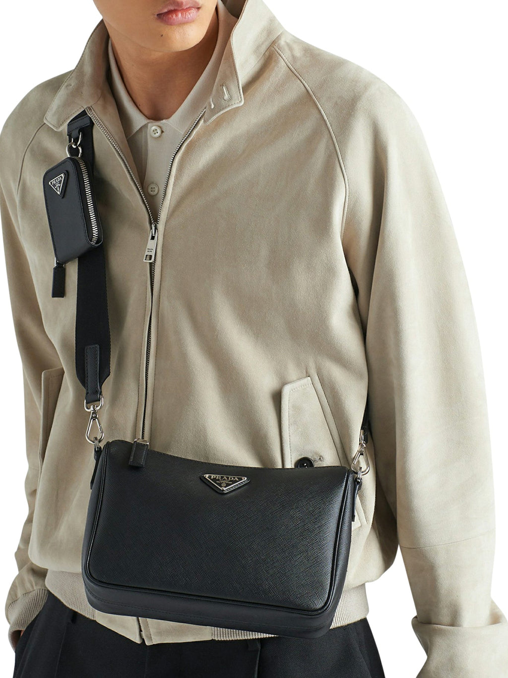 Saffiano Shoulder Bag Prada оригінал – Купити в Україні – детальний вид