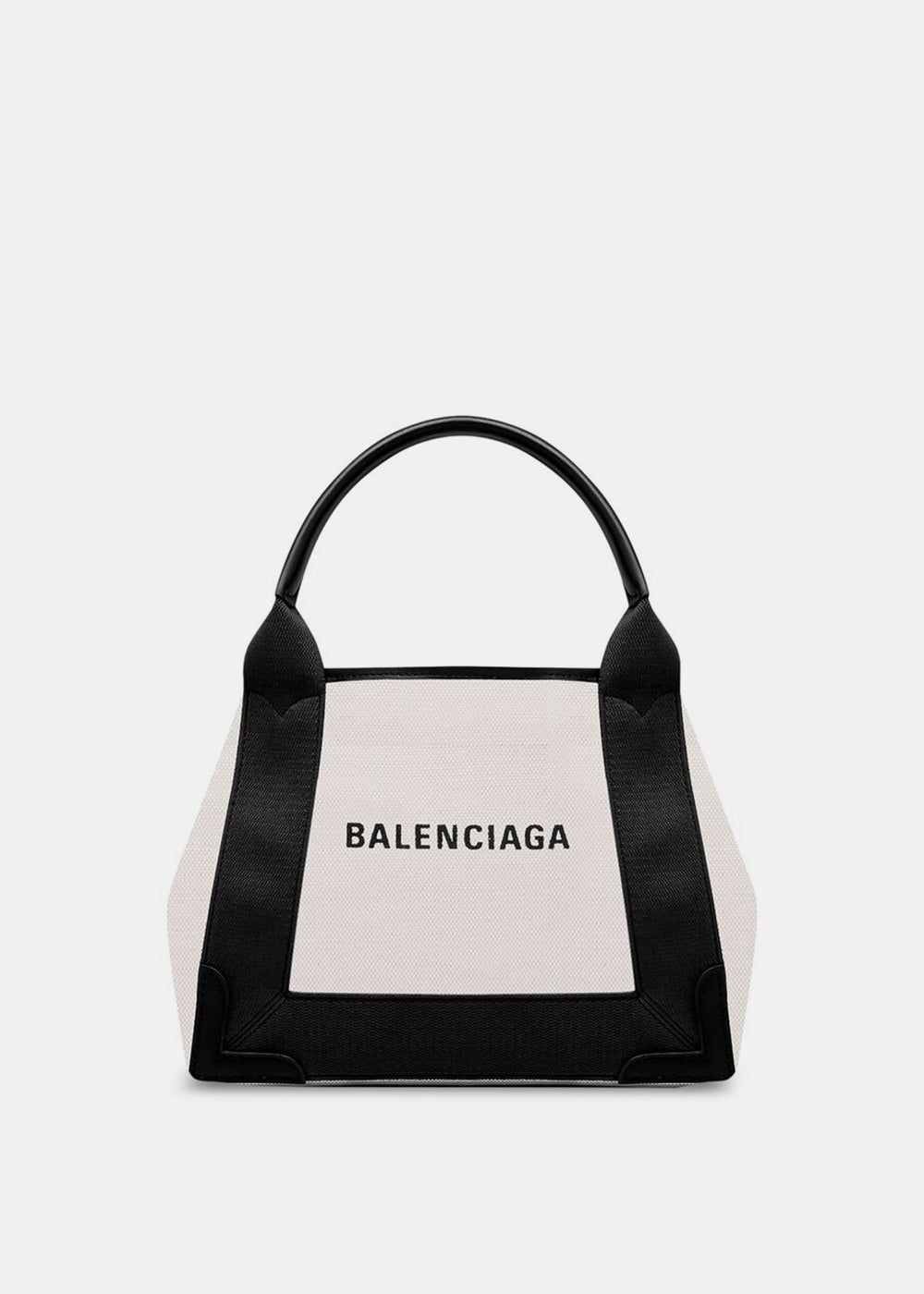 Off-White Navy Xs Cabas Bag Balenciaga – Гарантія оригінальності – боковий вид