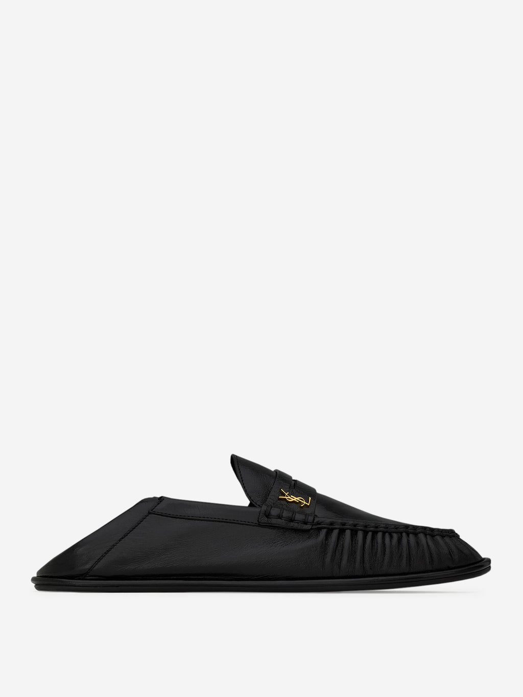 Puckered Leather Moccasins Saint laurent – Гарантія оригінальності – детальний вид