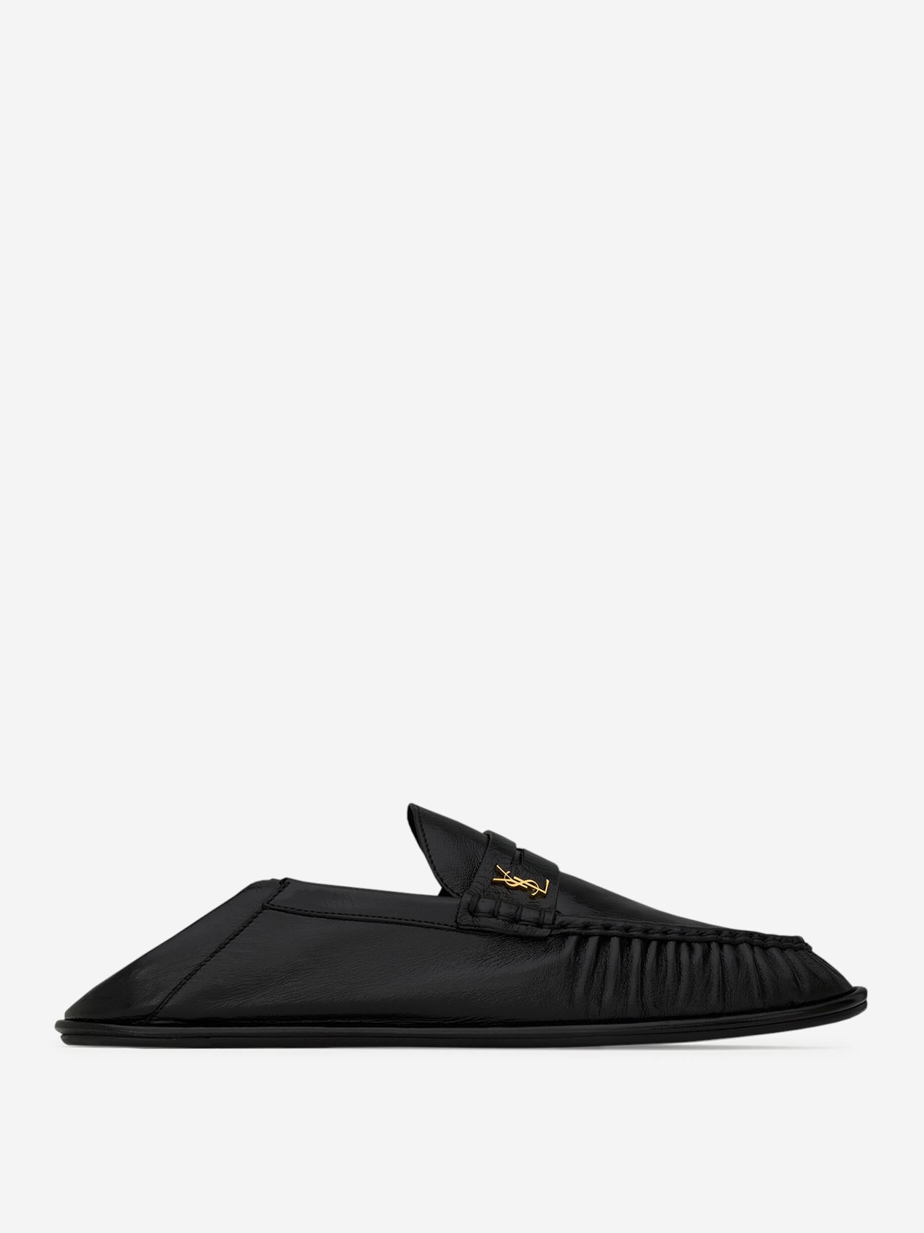 Puckered Leather Moccasins Saint laurent – Гарантія оригінальності – детальний вид
