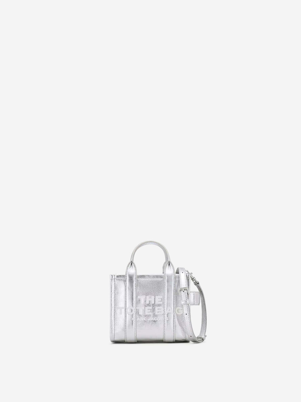 Оригінальна Metallic Tote Bag Marc jacobs – боковий вид