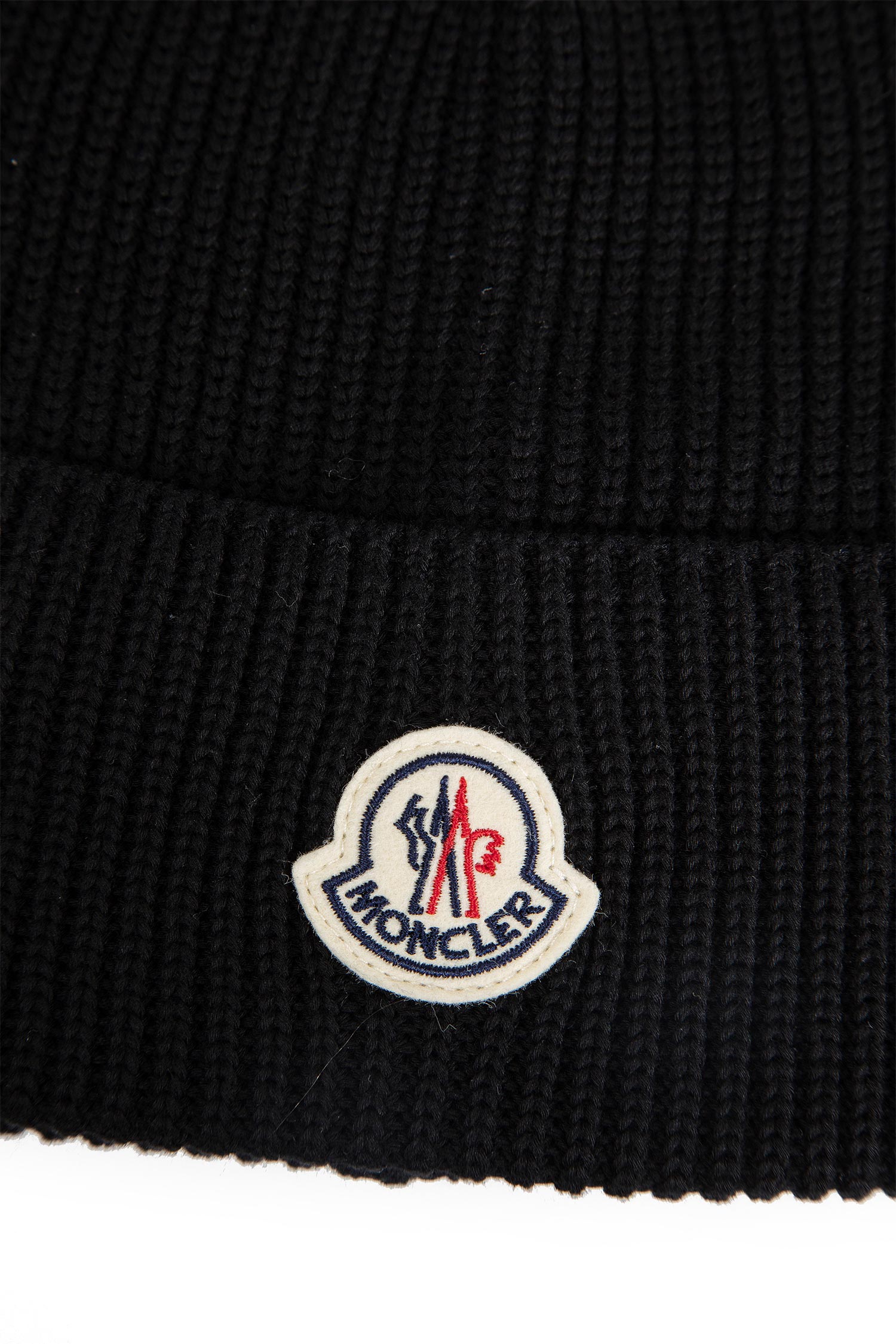 Cotton Beanie Moncler – Гарантія оригінальності – вид ззаду
