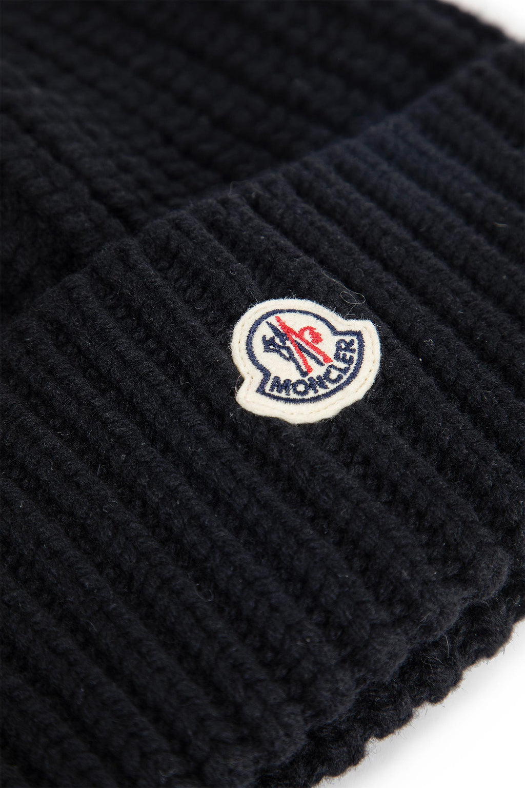 Wool Beanie Moncler – Гарантія оригінальності – детальний вид