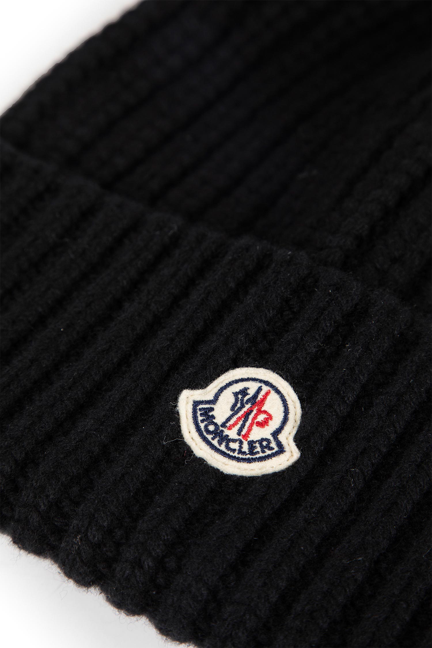 Wool Beanie Moncler – Гарантія оригінальності – вид ззаду