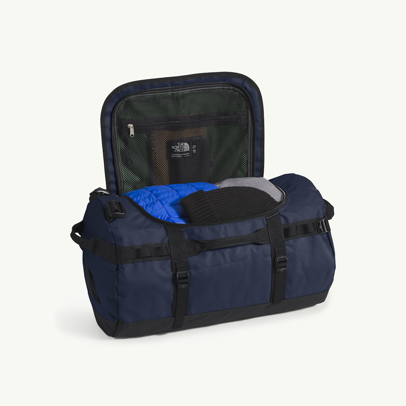 Base Camp Duffel Small The north face – Гарантія оригінальності – боковий вид